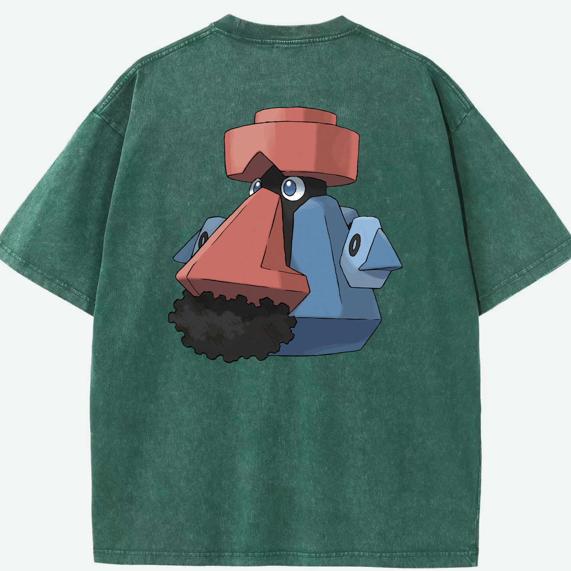 （画像用） ポケットモンスター Pokémon 綿100% ヴィンテージ風 半袖Tシャツ（背面プリント）
